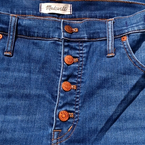 Madewell Denim - Madewell high rise skinny crop jeans